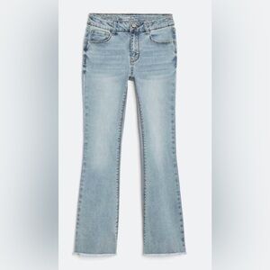 Hippie Girl Jeans Flare High-Rise Elayna light wash has stretch